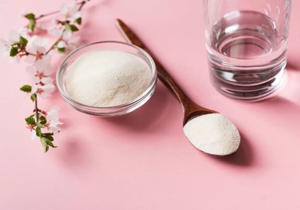 پودر ژلاتین برای چاقی صورت