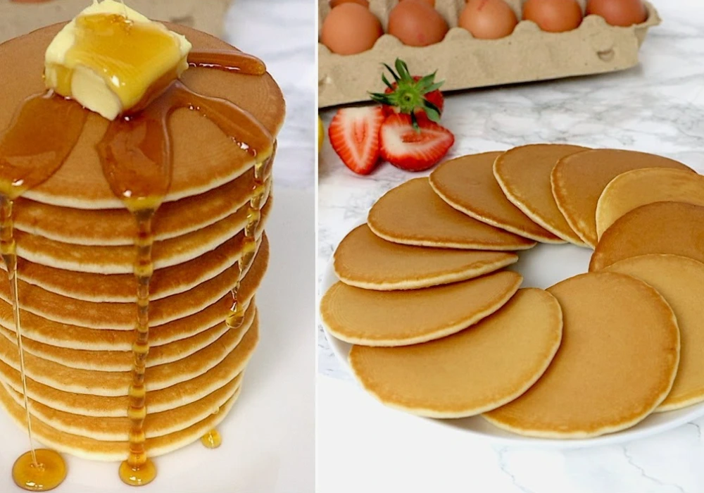 مواد لازم پنکیک خانگی با شیر